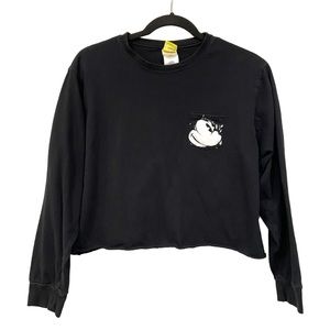 🌻3/$18 or 5/$25🌻Disney Long Sleeve Mickey Crop Top Pocket Tee